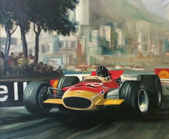 Graham Hill winning two Formula 1 titles, as well as being the only man to win the 'triple crown' of F1 world championship, Le Mans and Indy 500